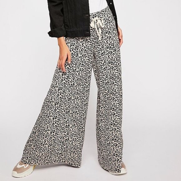 Free People Pants - Free People Hes A Cheetah Jogger, SMALL
